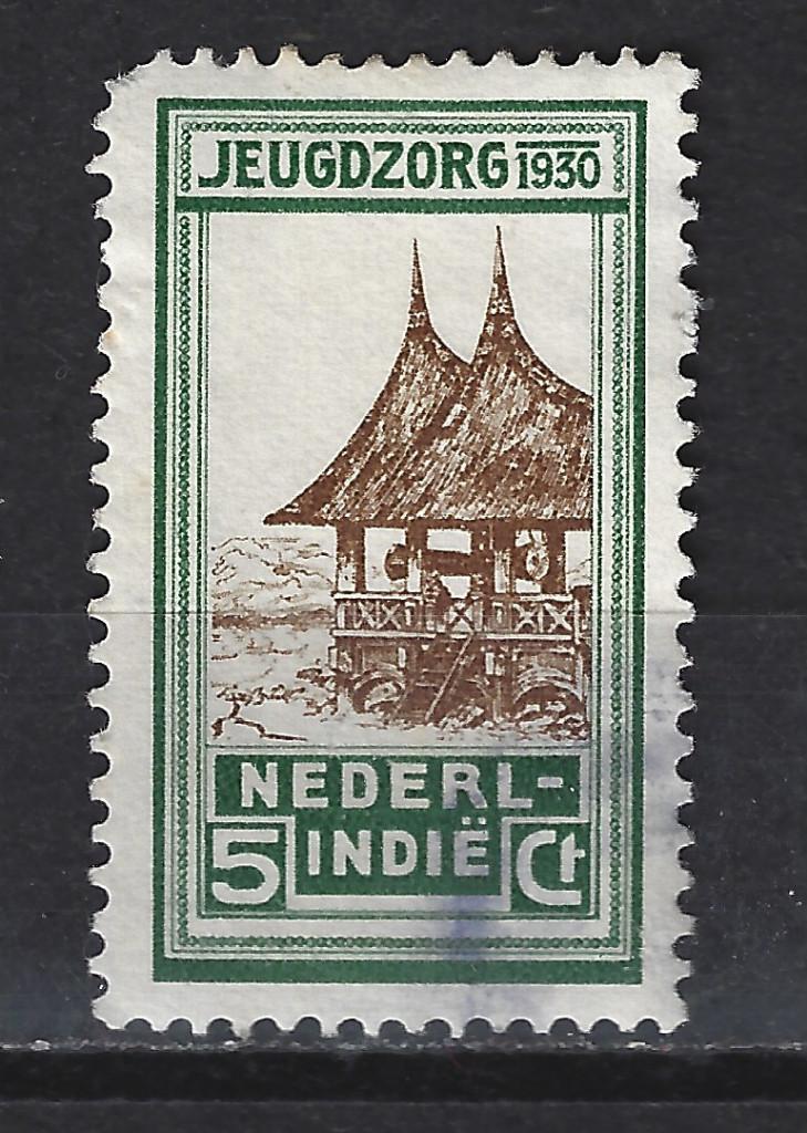 nr. 168 geb Jeugdzorg 1930 ; Nu Nederlands Indie voor 10% CW, Ophalen of Verzenden, Gestempeld, Nederlands-Indië