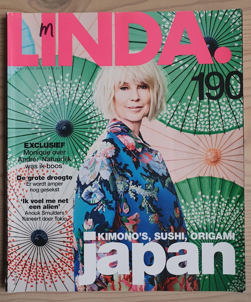 Linda - nr 190, # Japan, mei 2020, €4 inclusief verzenden, Boeken, Tijdschriften en Kranten, Verzenden, Zo goed als nieuw, Glossy