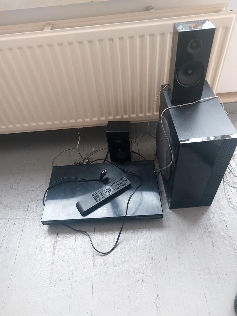 Home cinema set van Samsung blu-ray amplifier cinema HT-E520, Overige merken, Gebruikt, Blu-ray-speler, Ophalen of Verzenden