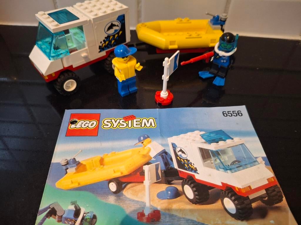 Lego vintage Barracuda racer nr 6556 compleet met boekje, Ophalen of Verzenden, Gebruikt, Complete set, Lego