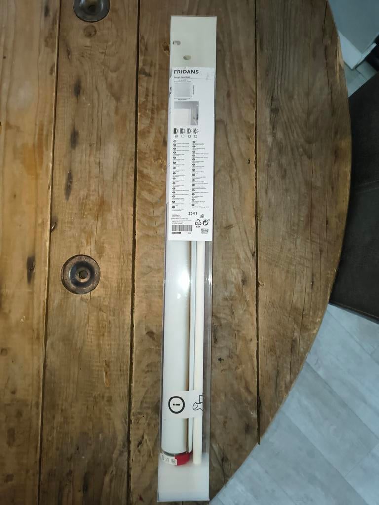 Ikea Fridans - Verduisterend rolgordijn, Ophalen, Wit, Nieuw, 50 tot 100 cm