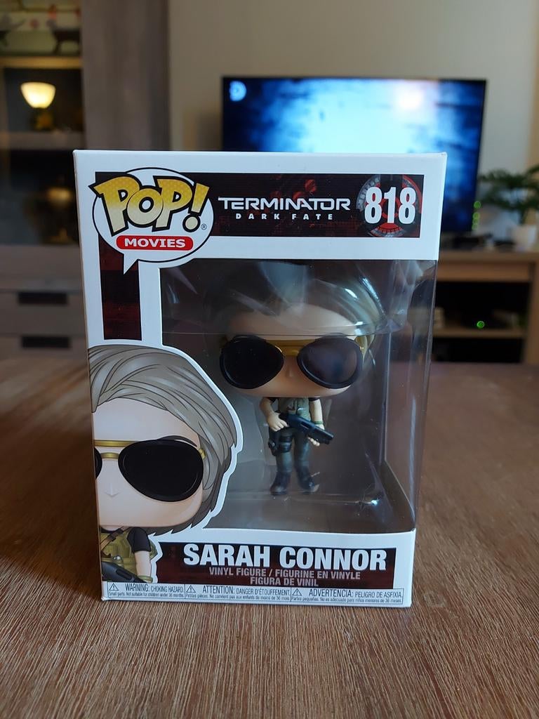 Funko Pop Sarah Connor #818 - Terminator: Dark Fate, Ophalen of Verzenden, Zo goed als nieuw