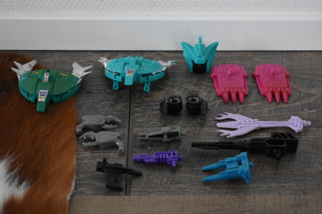 Transformers G1 combiner Piranacon Seacons parts, Verzamelen, G1, Ophalen of Verzenden, Gebruikt, Decepticons