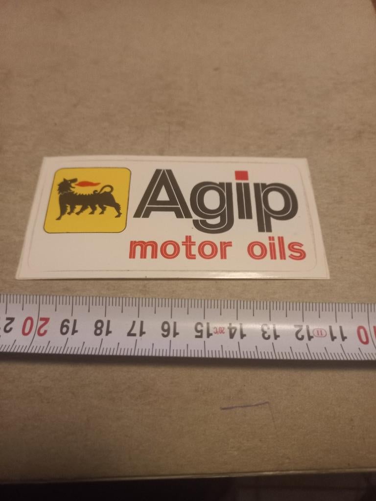 Agip motor oils, Ophalen of Verzenden, Zo goed als nieuw