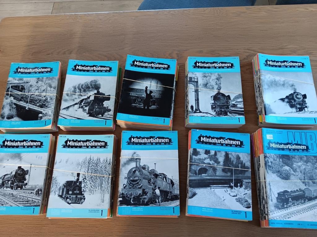 MIBA Miiniaturbahnen 1970-1979 duitstalig Modelspoortreinen, Ophalen of Verzenden, Gelijkstroom, Boek, Tijdschrift of Catalogus