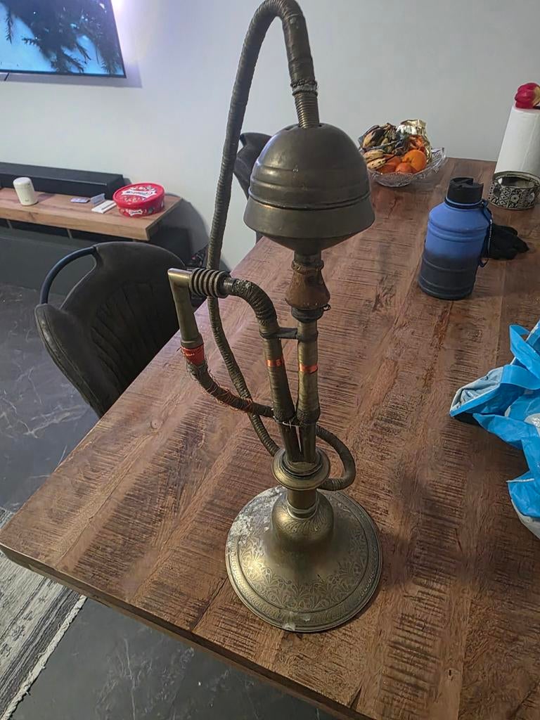 Antieke waterpijp / shisha te koop, Ophalen of Verzenden