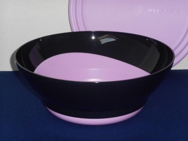 Tupperware Eleganzia Kom 3,2 L. Zwart/Lila, Ophalen of Verzenden, Nieuw, Bak of Kom