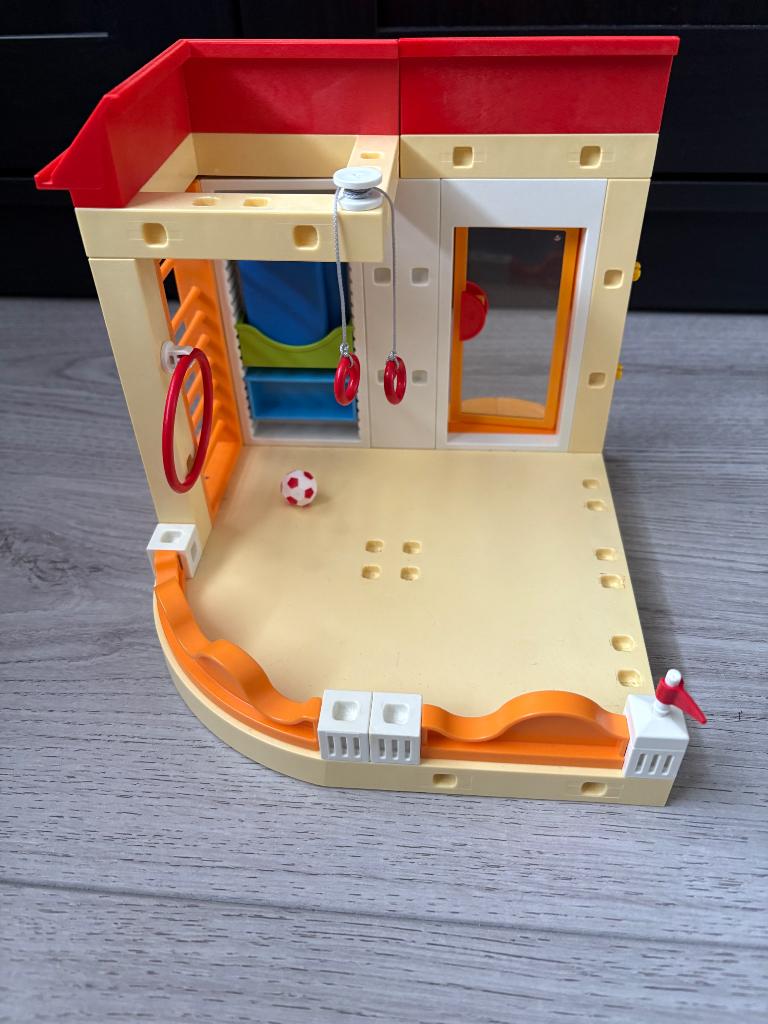 Playmobil school gymlokaal (6386), Ophalen of Verzenden, Zo goed als nieuw, Complete set