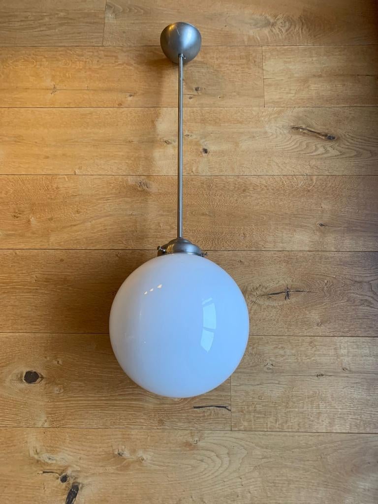 Gispen bolvormige schoollamp, Huis en Inrichting, Ophalen, Zo goed als nieuw, Minder dan 50 cm
