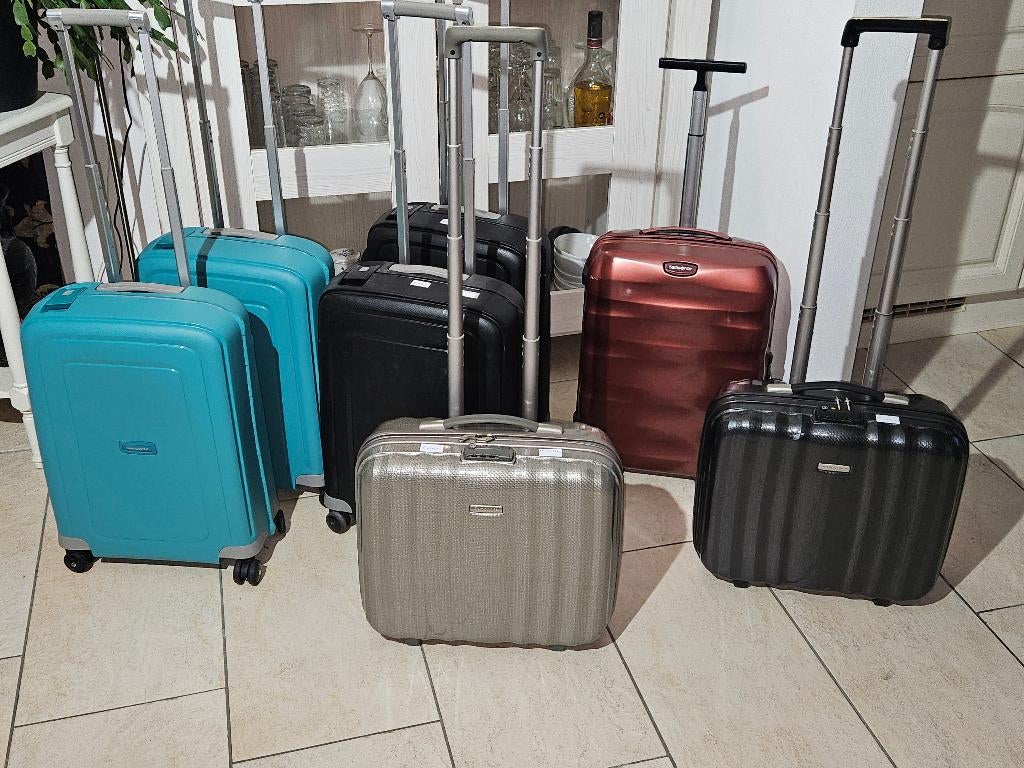 Div Handbagage koffer 2/4 wielen hard/zacht prijs is vanaf, Wieltjes, 50 tot 60 cm, Hard kunststof, Ophalen of Verzenden