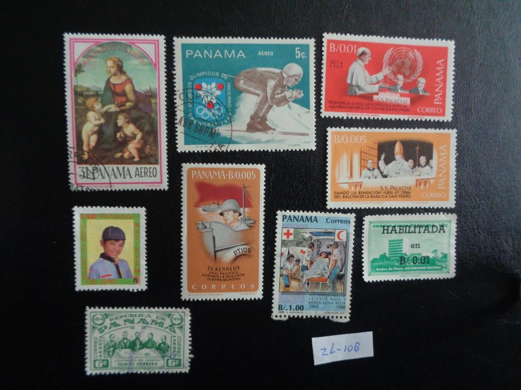 panama - diverse (zl-108), Ophalen of Verzenden, Gestempeld, Zuid-Amerika