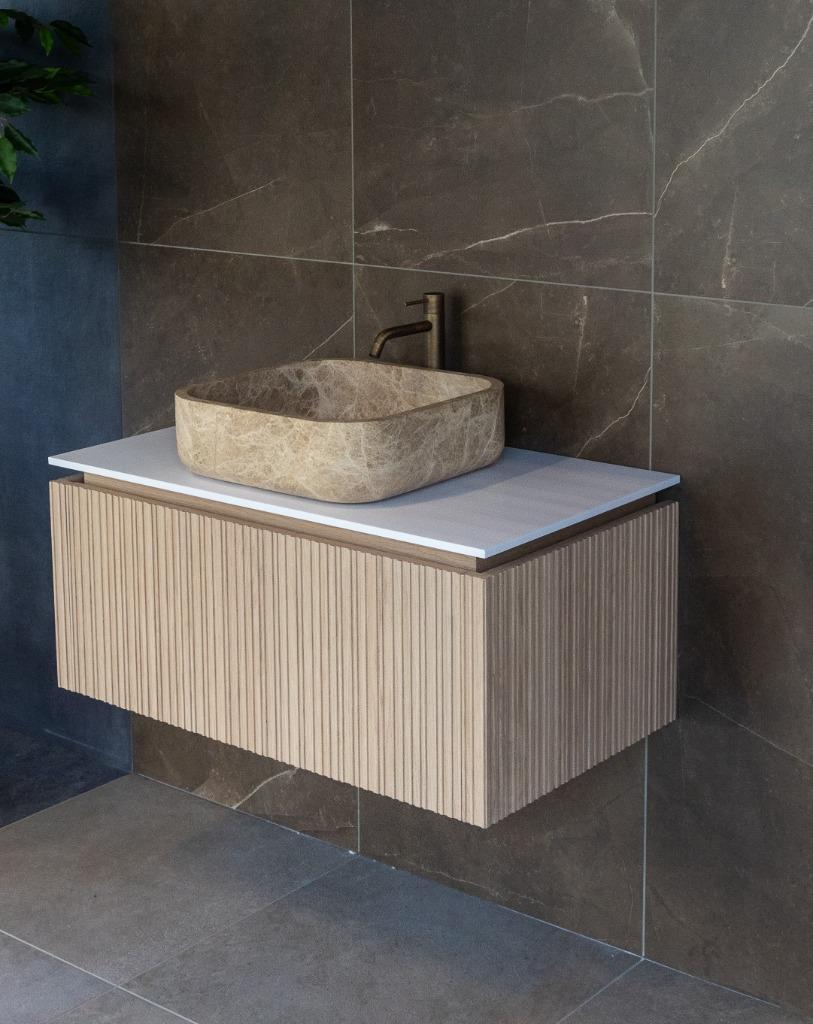 Natuurstenen waskom , wastafel, badmeubel, Ophalen of Verzenden, Nieuw