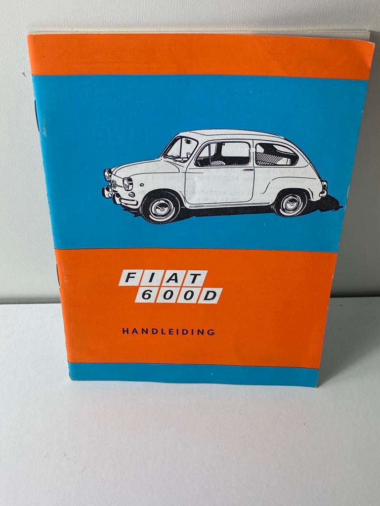Handleiding FIAT 600D-leonard lang import- nieuwstaat, Ophalen of Verzenden, Nieuw, Overige merken