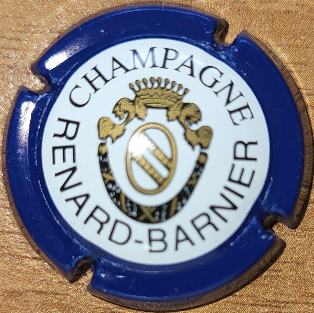 Champagnecapsule RENARD-BARNIER blauw, wit & goud nr. 06, Ophalen of Verzenden, Nieuw, Frankrijk, Champagne