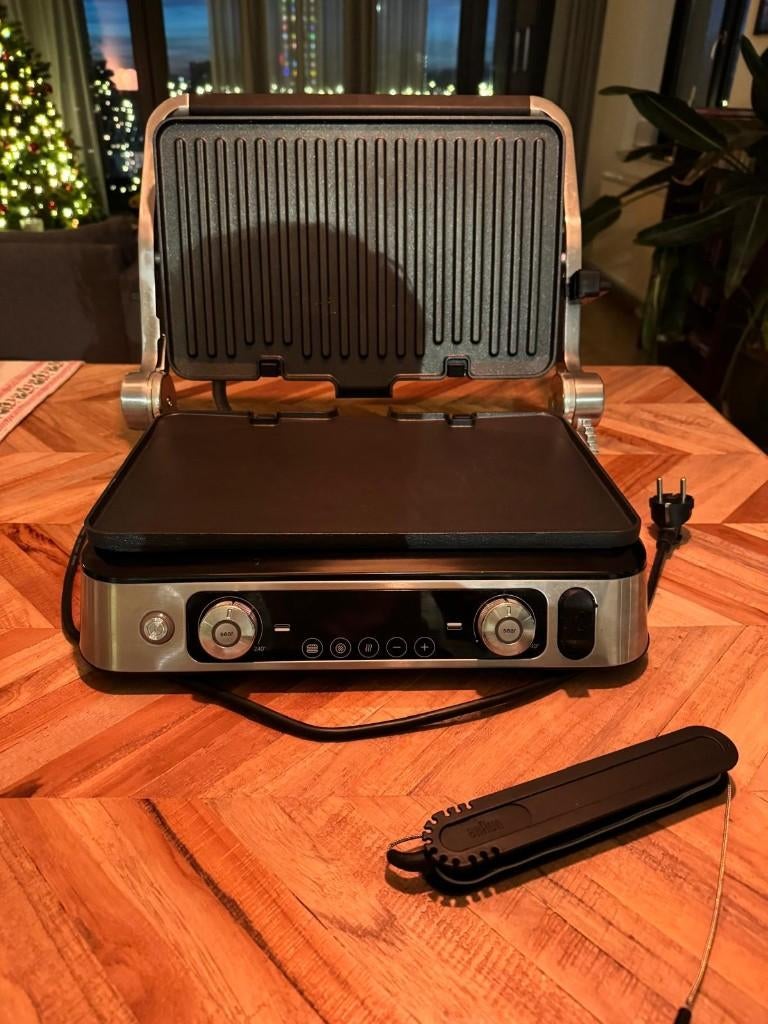 Braun MultiGrill 9 Pro CG9160 (contactgrill), Witgoed en Apparatuur, Contactgrills, Ophalen, Uitneembare platen, Zo goed als nieuw