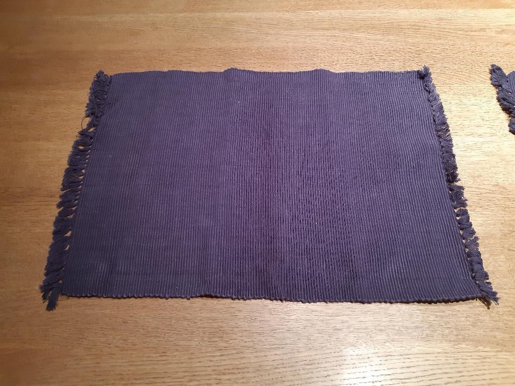 placemat 2x, Ophalen of Verzenden, Zo goed als nieuw, Paars, Placemat