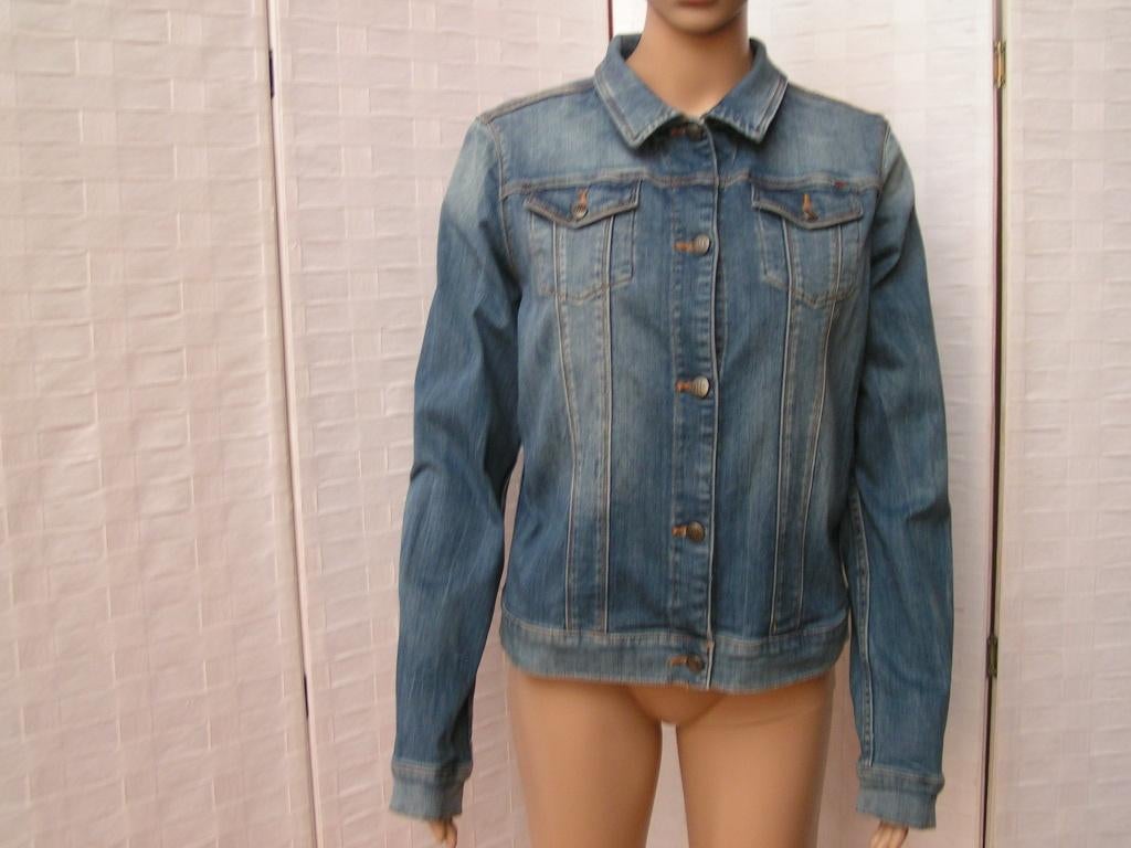 TOMMY HILFIGER spijkerjasje,Mt 38(10)als nieuw, Maat 38/40 (M), Tweedehands, Blauw, Tweedehands