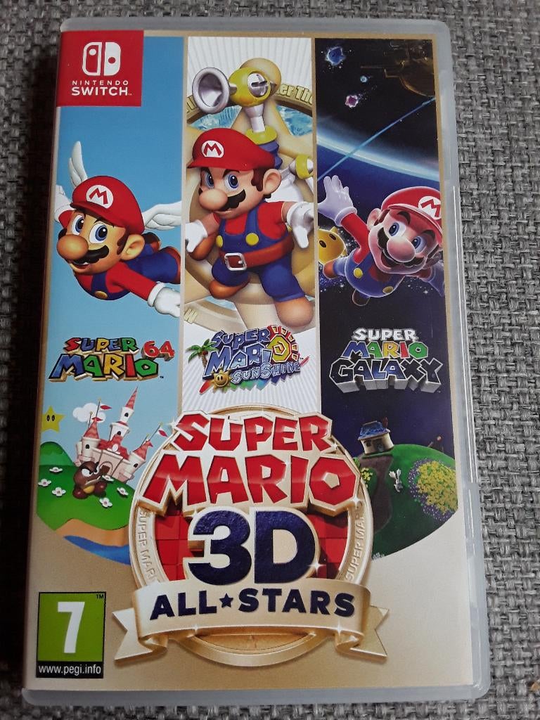 Nintendo Switch Game Super Mario 3D All-Stars, Avontuur en Actie, 2 spelers, Ophalen of Verzenden, Zo goed als nieuw