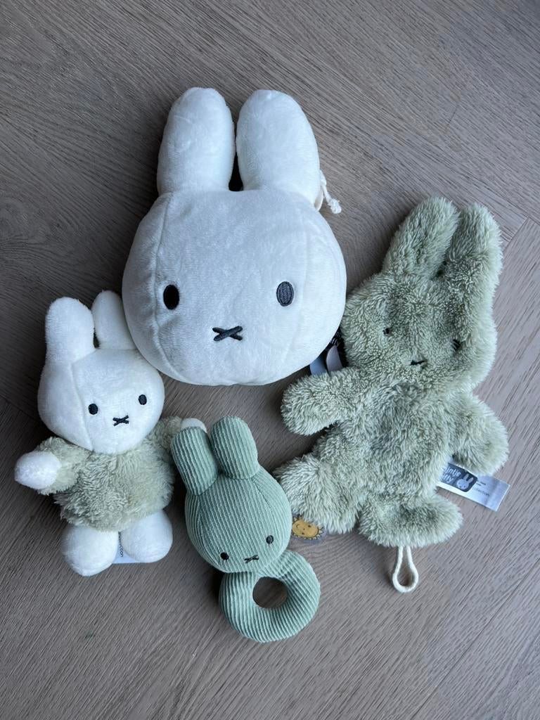 Nijntje fluffy green set, Ophalen of Verzenden, Nieuw