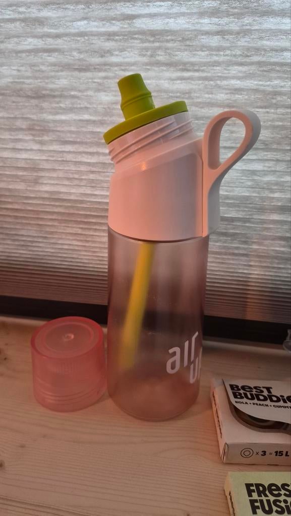 Air up fles, Sport en Fitness, Bidons, Ophalen of Verzenden, Zo goed als nieuw