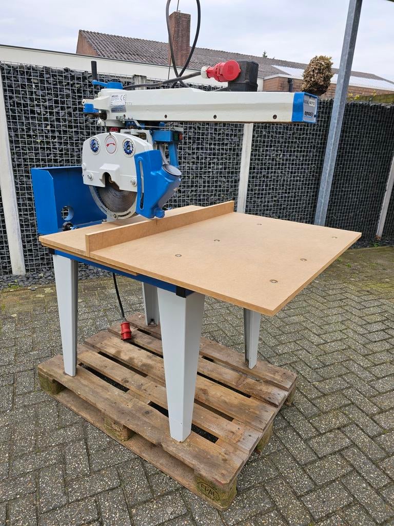 Afkortzaag Omga 600P3S Schuininstelbaar, Ophalen, 1200 watt of meer, Afkortzaag, 70 mm of meer