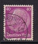2598 - Duitse Rijk michel 524X gestempeld , Paul von Hindenb, Postzegels en Munten, Postzegels | Europa | Duitsland, Verzenden