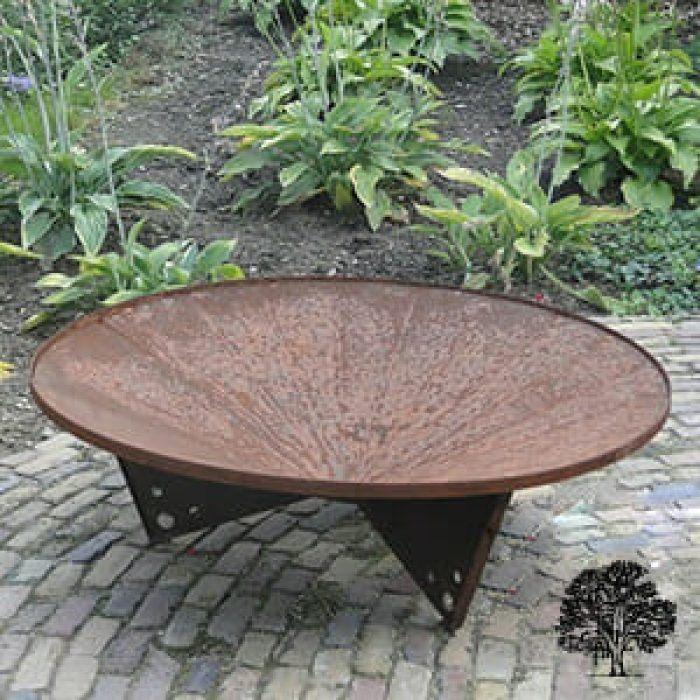 Vuurschaal Cortenstaal dia. 93 cm H 33cm, Tuin en Terras, Ophalen, Nieuw
