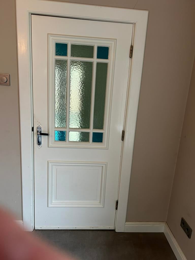 Mooie binnendeur 83 x 201,5, 80 tot 100 cm, Binnendeur, Ophalen of Verzenden, Zo goed als nieuw