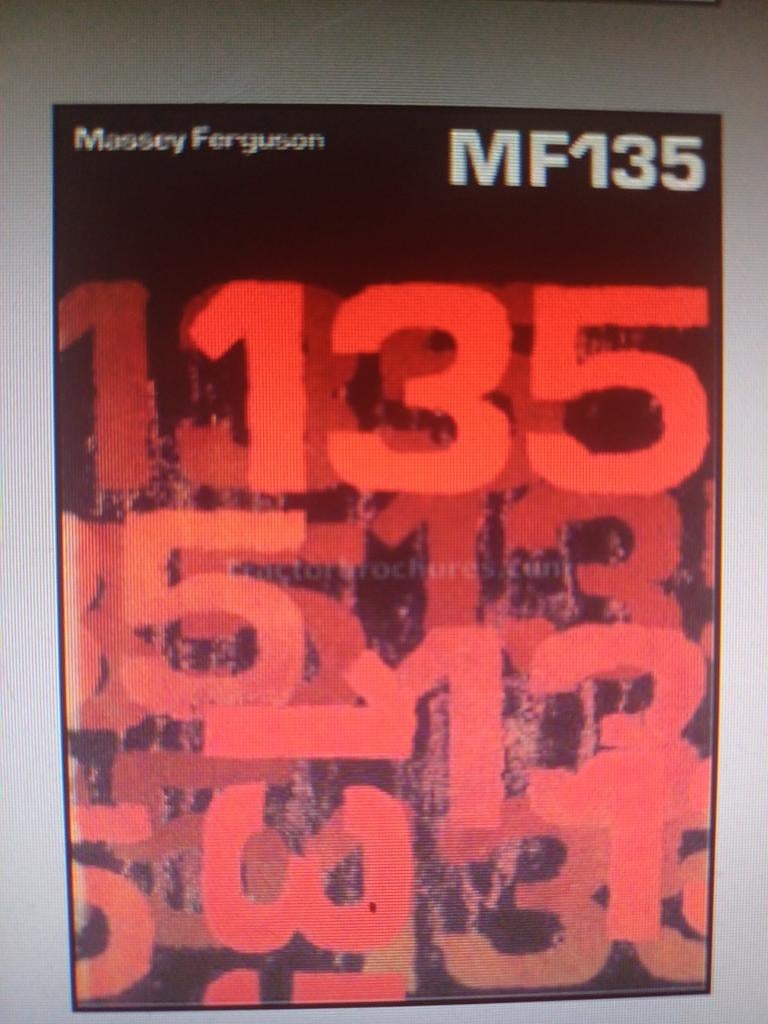 Gezocht  massey ferguson  folders  uit de 100 erie, Ophalen of Verzenden, Gelezen, Folder