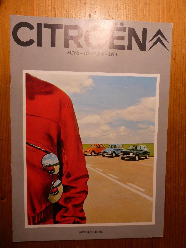 Citroen 2CV-Dyane-LNA folder, Ophalen of Verzenden, Zo goed als nieuw, Citroën, Citroën