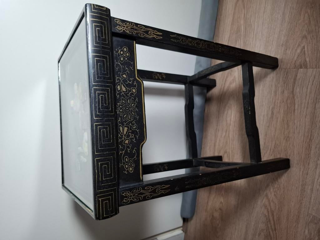 Bijzettafel chinees, Gebruikt, 50 tot 100 cm, Rond, Ophalen of Verzenden