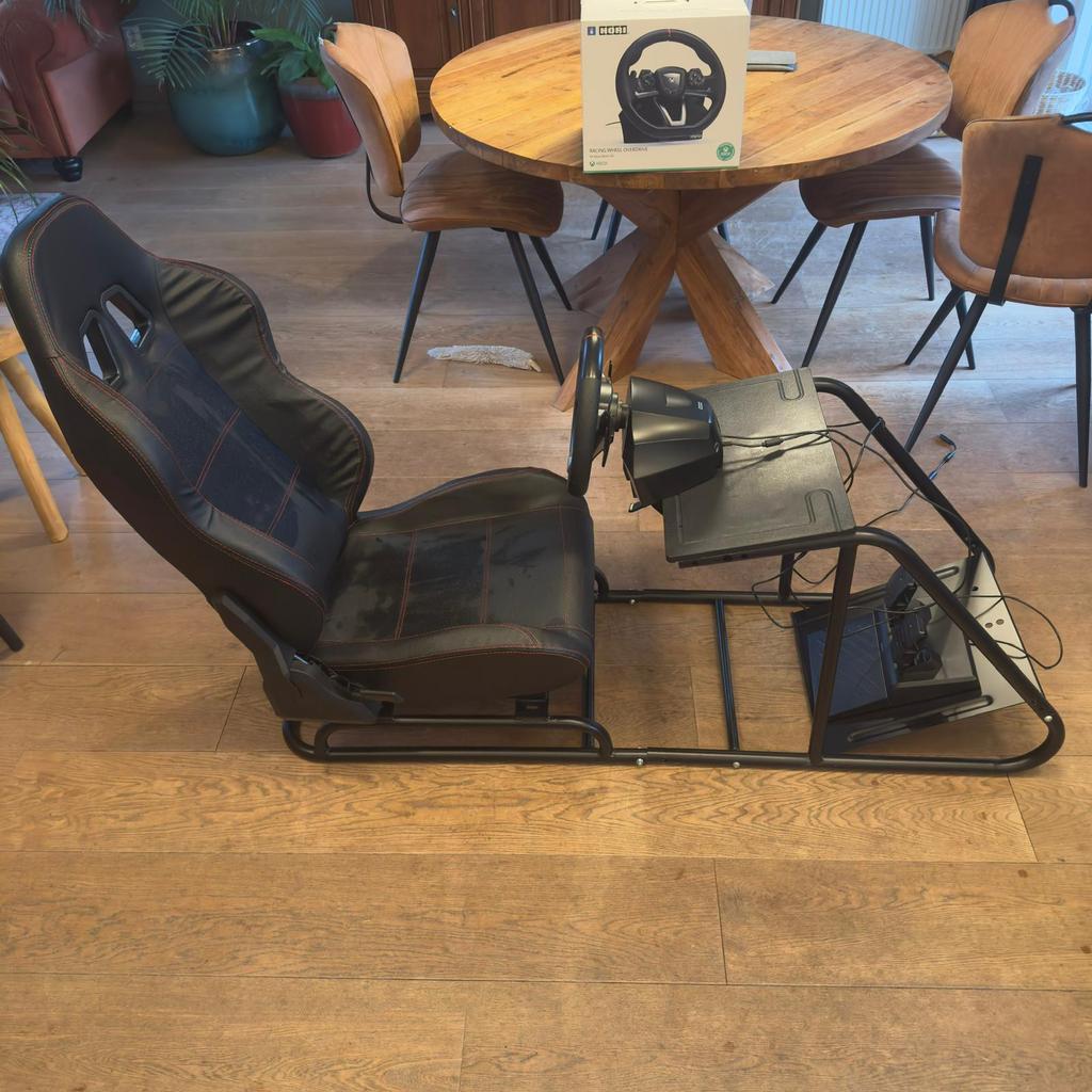 Race stoel incl stuur, Ophalen, Zo goed als nieuw, Stuurtje of Sportattribuut, Xbox Original
