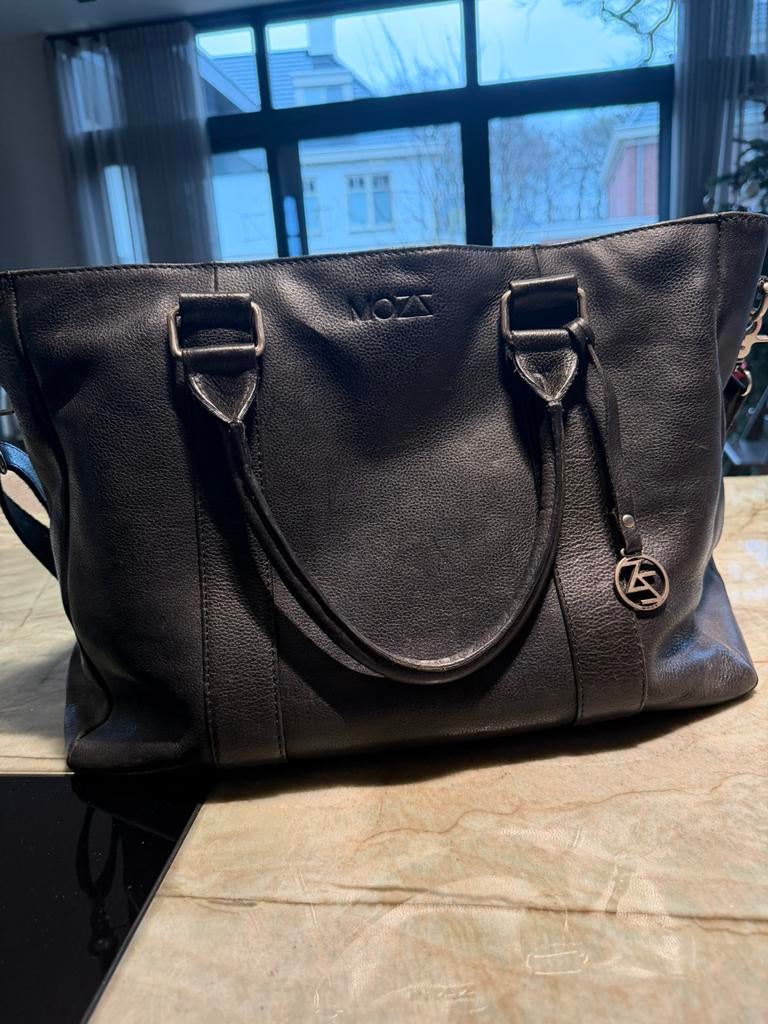 Luiertas van leer - Mozz - Large, Kinderen en Baby's, Luiertassen, Ophalen, Gebruikt