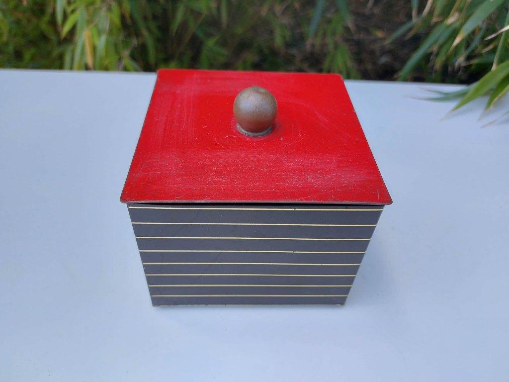 Cote d'Or vierkant blikje., Verzamelen, Blikken, Ophalen, Gebruikt, Overige, Overige merken