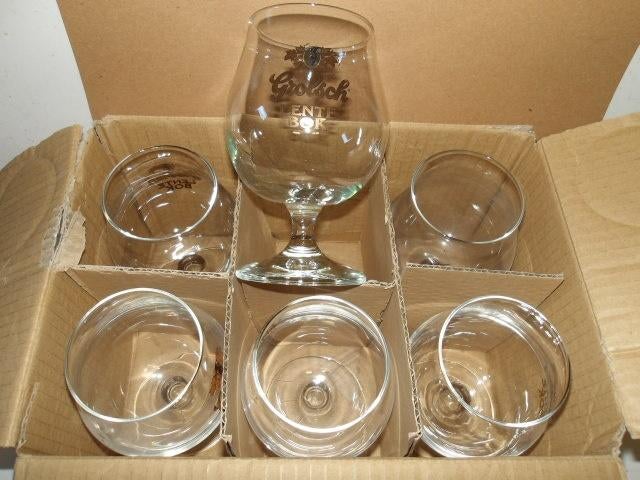 Grolsch Glazenset (nr.12) 6 stuks, Ophalen of Verzenden, Nieuw, Glas of Glazen, Grolsch