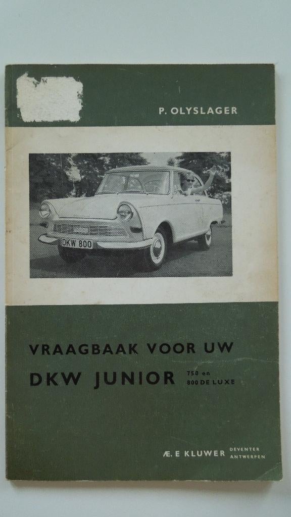Vraagbaak DKW Junior, Verzenden