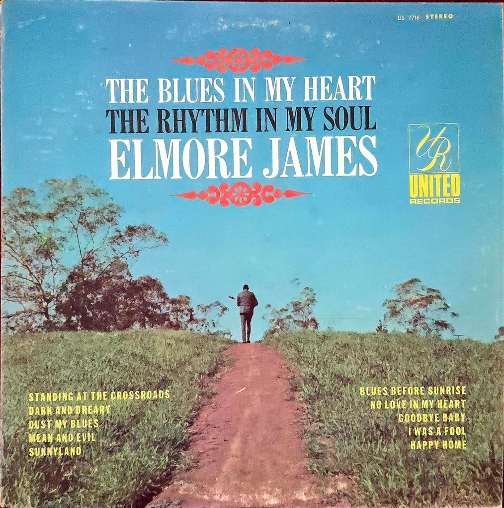 Elmore James - The Blues In My Heart LP, Cd's en Dvd's, Vinyl | Jazz en Blues, Ophalen of Verzenden, Gebruikt, 12 inch, Blues