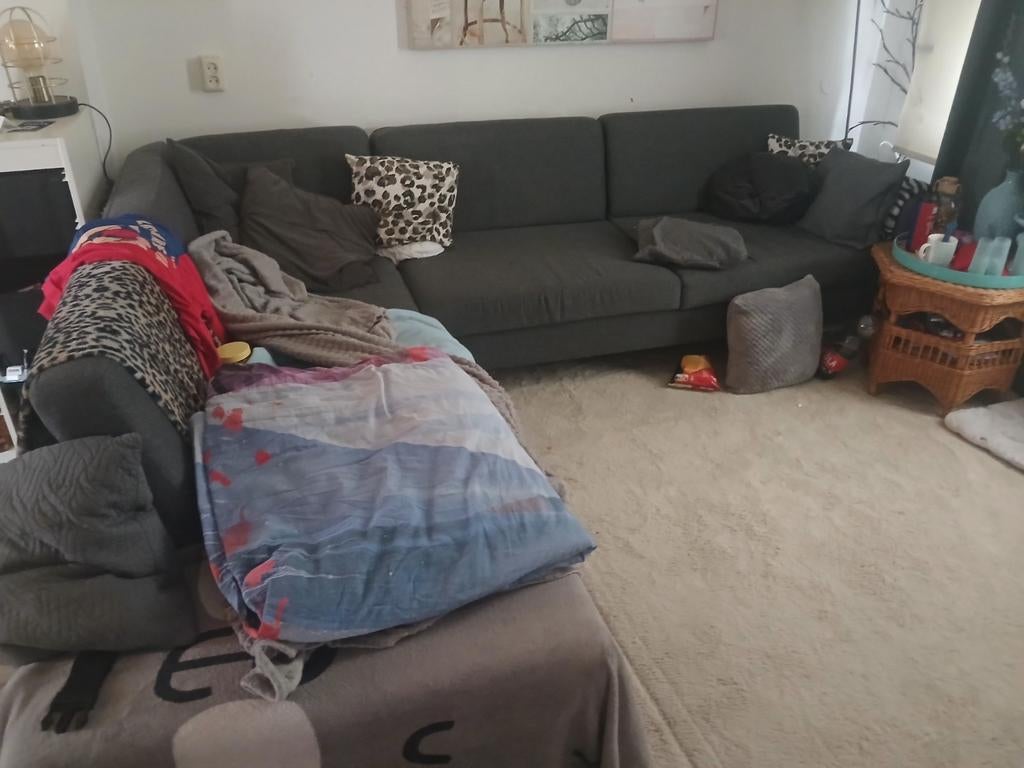 Hoekbank - vandaag ophalen!, Huis en Inrichting, Banken | Bankstellen, 250 tot 300 cm, Gebruikt, Hoekbank, 75 tot 100 cm