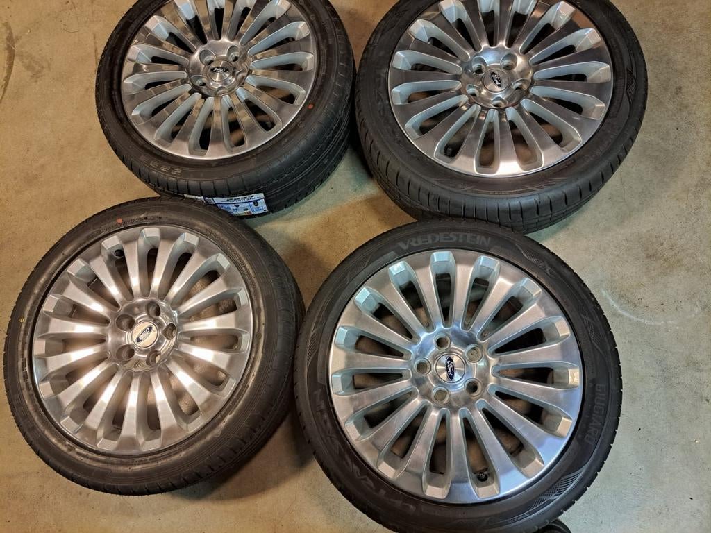 Origineel ford nette velgen set 17 inch 5x108, Auto-onderdelen, Banden en Velgen, Ophalen, 17 inch, Zomerbanden