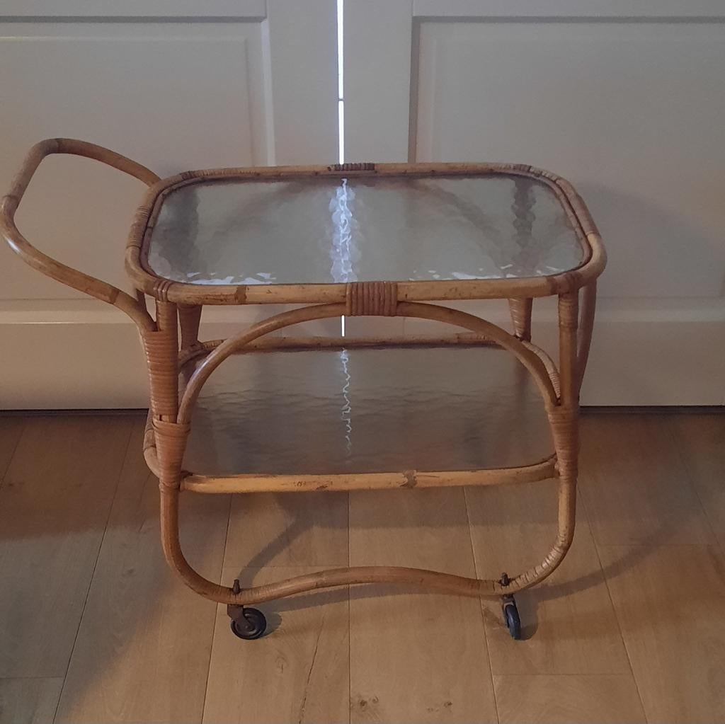 Rotan serveerwagen, Verzamelen, Ophalen