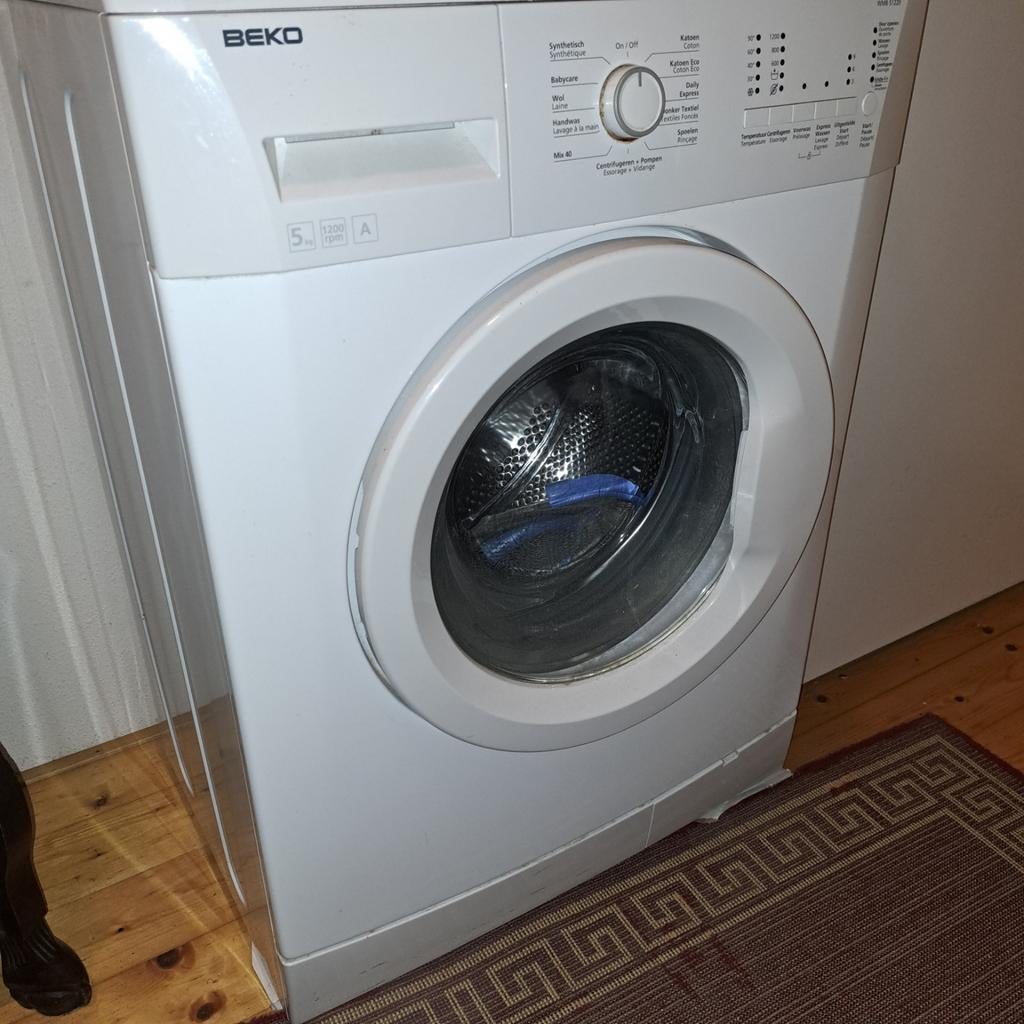 Beko WMB 51220 Wasmachine - Voorlader, 5 kg, Ophalen, 1200 tot 1600 toeren, Gebruikt, Minder dan 85 cm