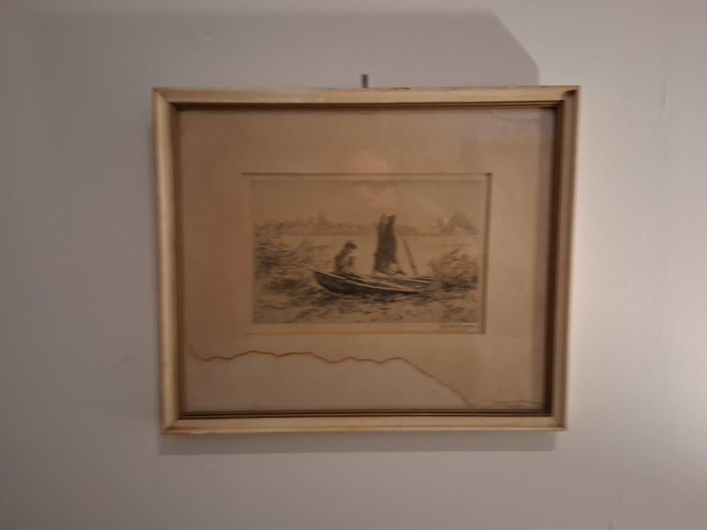 Prachtig werk Ids Wiersma. Mooie ets, Ophalen of Verzenden