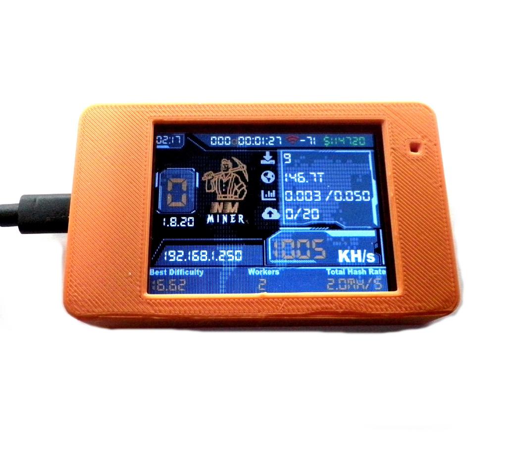 BTC NerdMiner V2, Ticker, Klok & Lucky Lottery Miner 1000 KH, Verzenden, Nieuw, NerdMiner V2