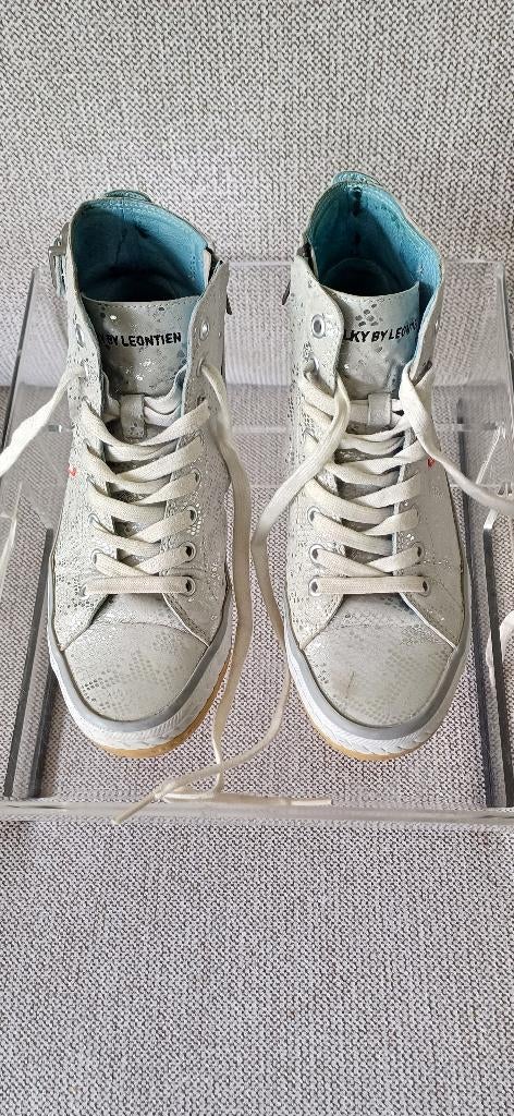 Superleuke WOLKY halfhoge sneakers       maat 37, Wolky, Verzenden, Grijs, Sneakers of Gympen