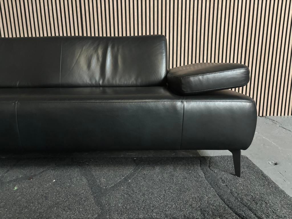 GRATIS LEVERING Montel Design Hoekbank 280x230 GEREINIGD, Huis en Inrichting, Banken | Bankstellen, 250 tot 300 cm, Hoekbank, Leer