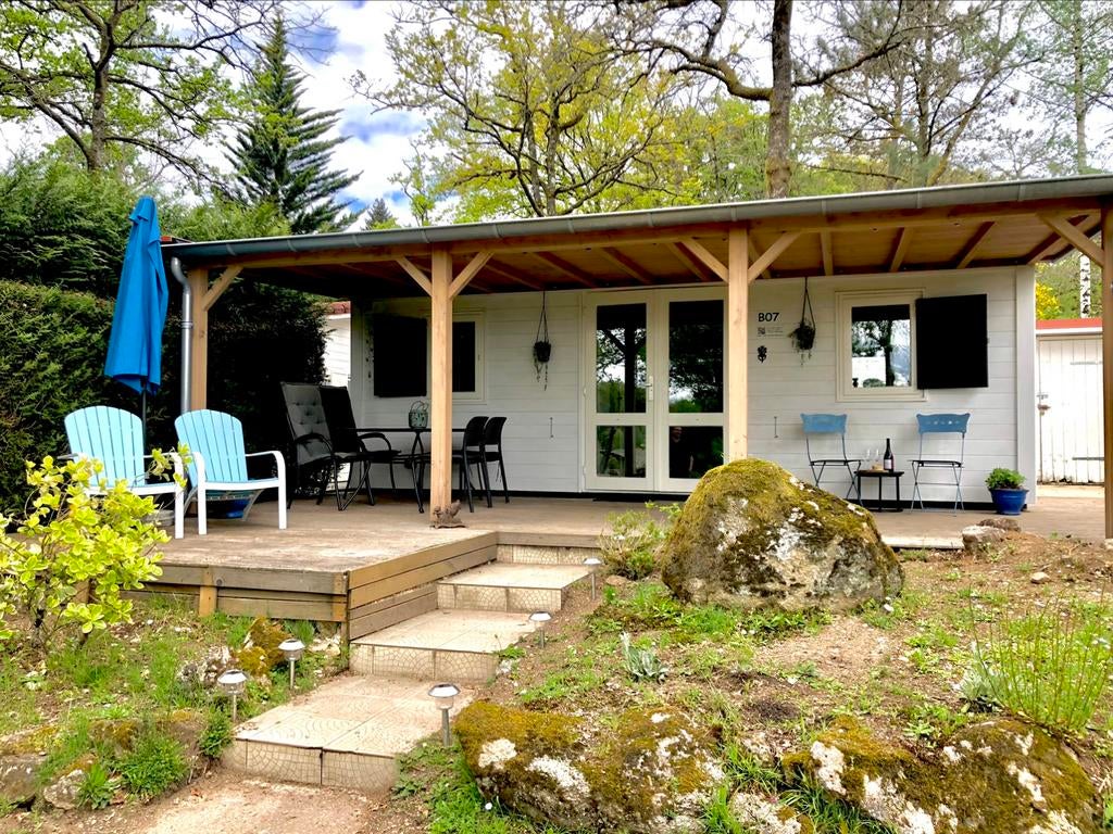 Chalet / vakantiewoning op familiecamping in de Dordogne., Zwembad, 2 slaapkamers, Recreatiepark, Dordogne