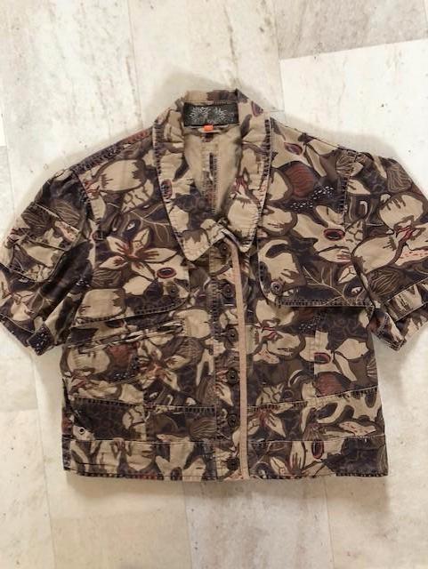 V) h103 nts not the same bloesje/jasje bruintinten maat 44, Bruin, Verzenden, Not the same, Maat 42/44 (L)