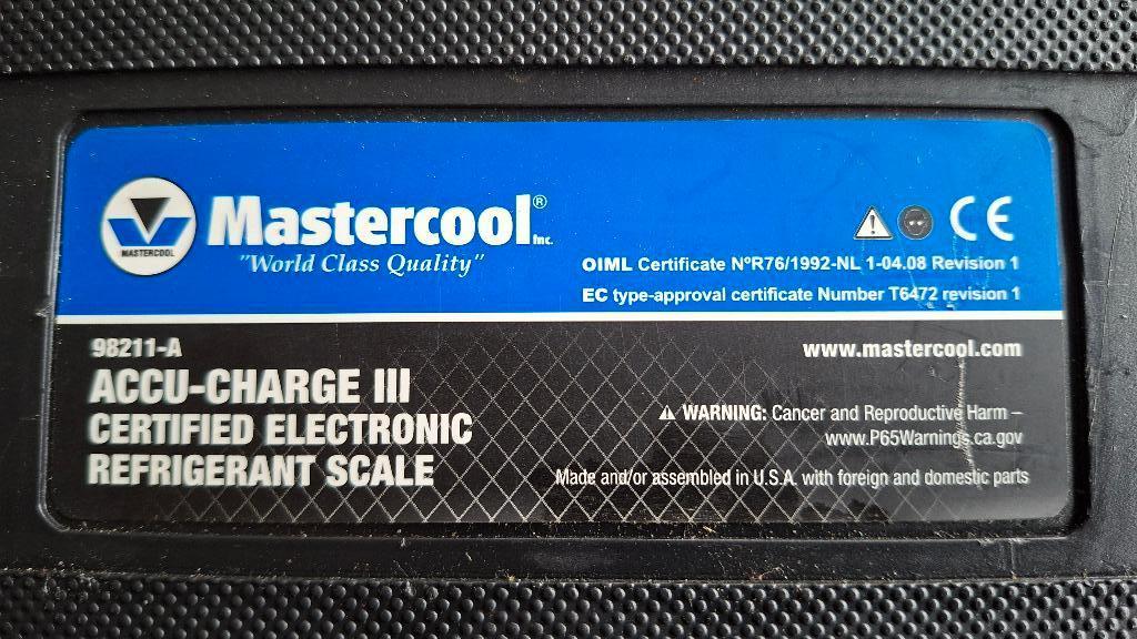 Mastercool 98211-A Digitale weegschaal oa airco koelmiddelen, ., Ophalen of Verzenden, Zo goed als nieuw, .