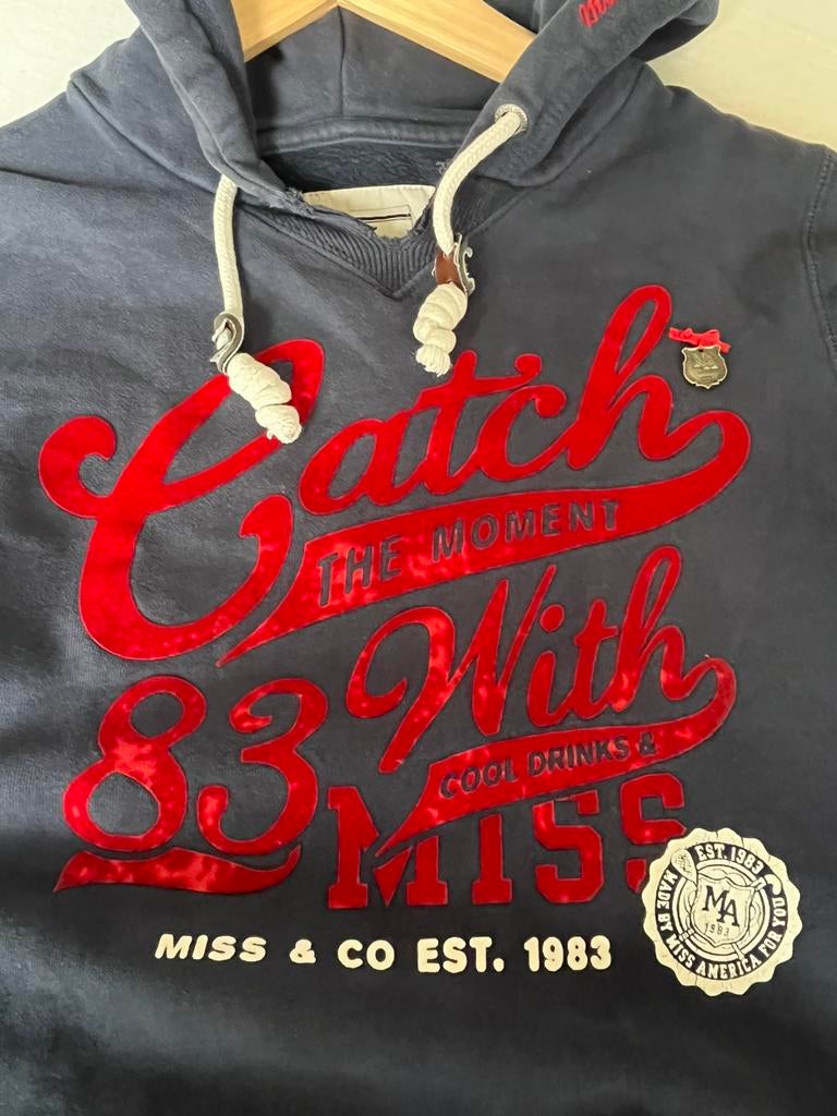 Hoodie (m), Kleding | Dames, Ophalen of Verzenden, Zo goed als nieuw, Maat 38/40 (M), Blauw