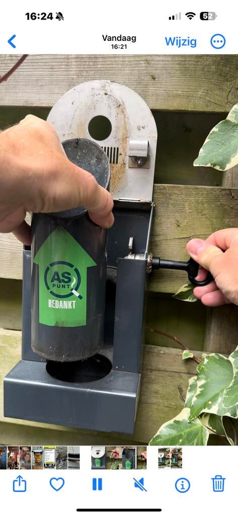 Asbak voor aan de wand, Ophalen of Verzenden, Nieuw